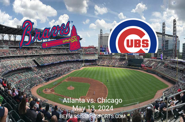 Chicago Cubs Take On Atlanta Braves in Rainy Matchup on May 13, 2024